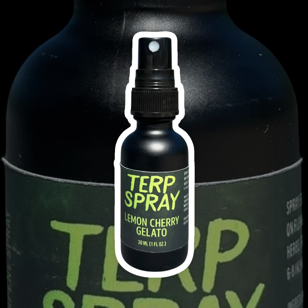 Spray Lemon Cherry Gelato bottle – citrus sweet terpene flavor spray for aromatic blends