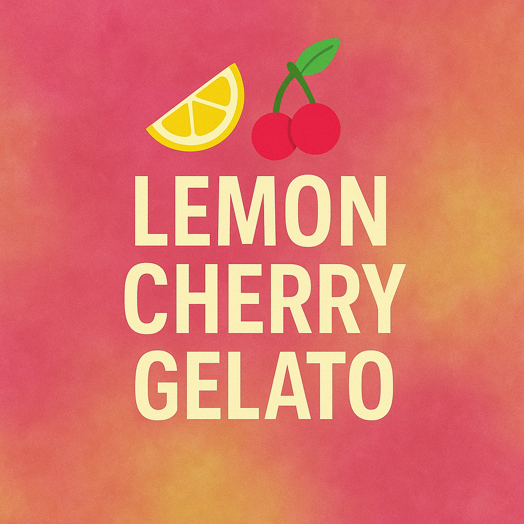 Lemon Cherry Gelato Terpene Spray – dessert inspired aroma enhancer for botanicals