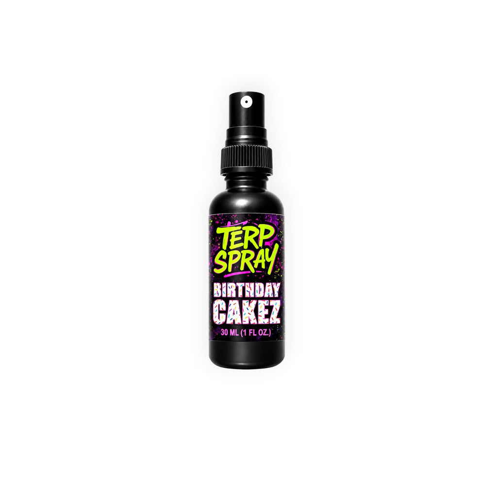 Terp Spray Birthday Cakez 30 mL botanical terpene aroma spray bottle