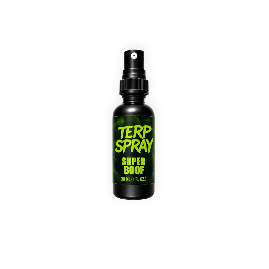 Terp Spray Super Boof 30 mL botanical terpene aroma spray bottle
